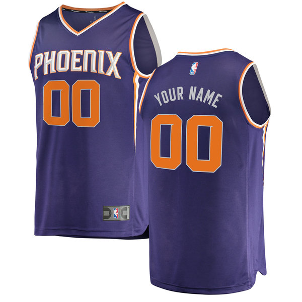 maglia bambino basket Custom 0 phoenix suns porpora 2020